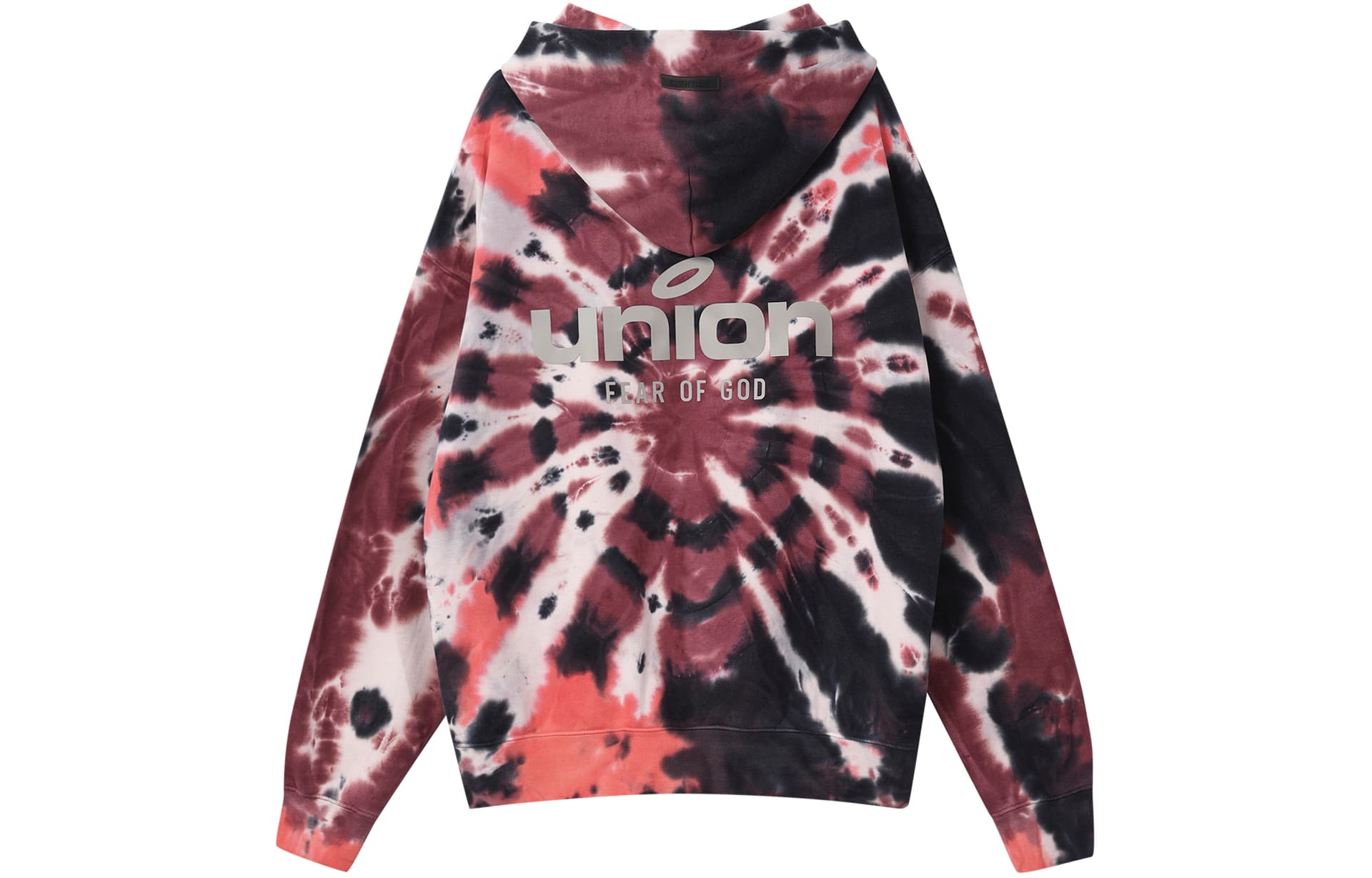 Худи Fear of God Essentials x Union LA FW21 Vintage Hoodie Tie DyeMulti Logo - изображение 2