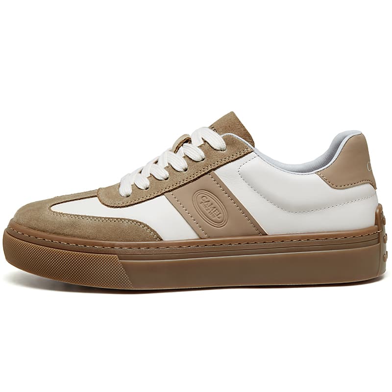 Кроссовки CAMEL Retro Leather Sneakers - изображение 1