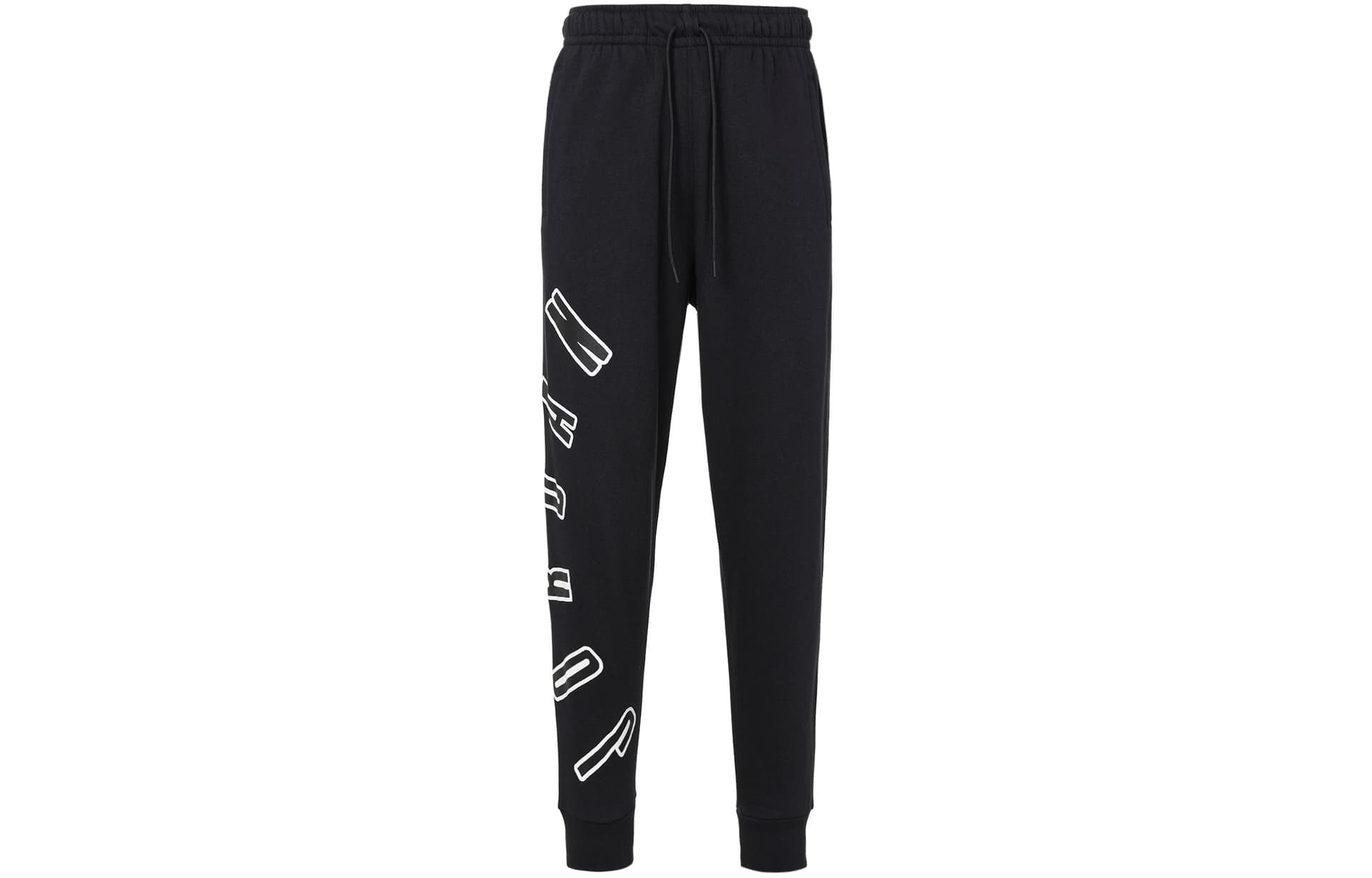 Штаны Jordan Logo Print Jogger Pants Black - изображение 2