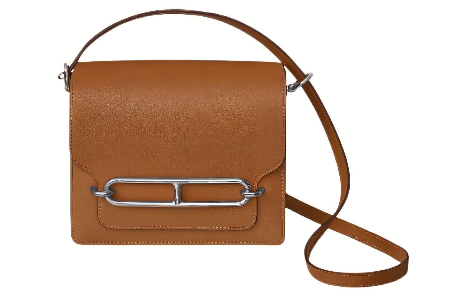 Сумка через плечо HERMES Roulis Mini Evercolor - изображение 1