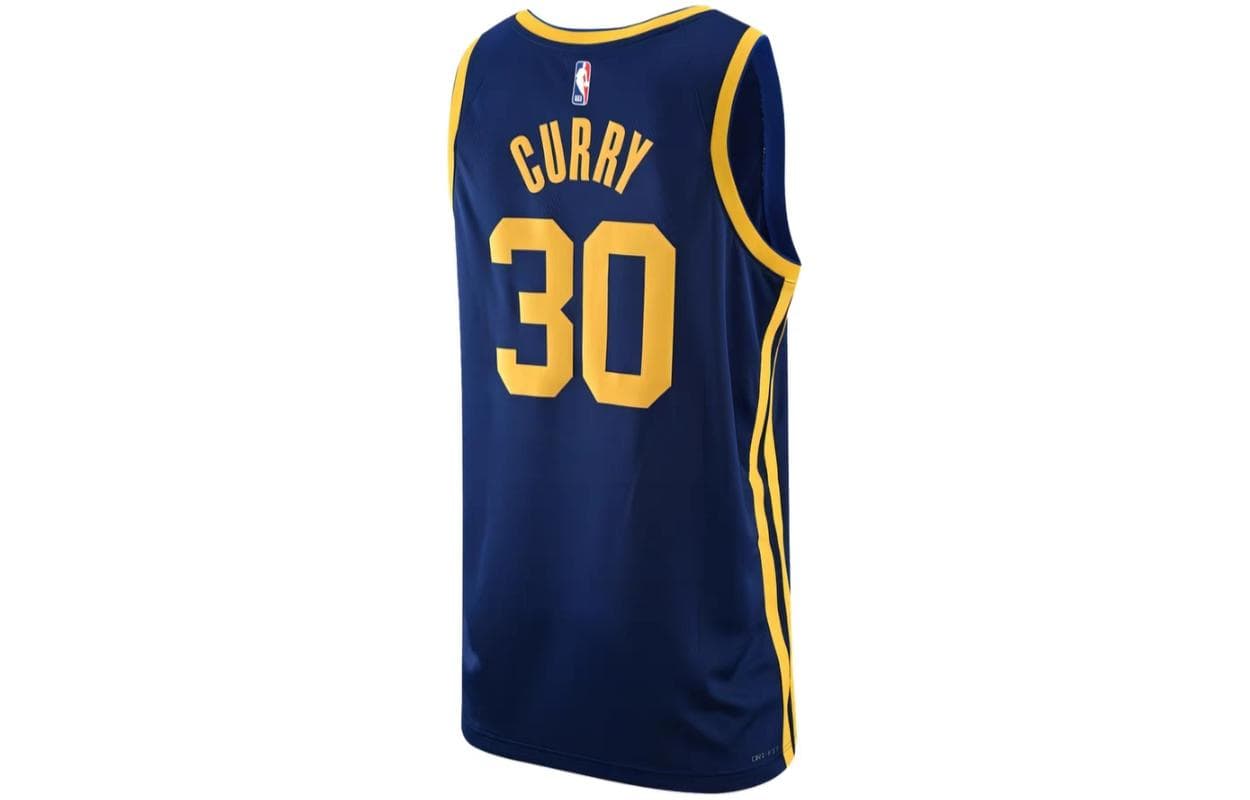 Баскетбольная майка Jordan NBA Warriors Curry 30 Jersey - изображение 2