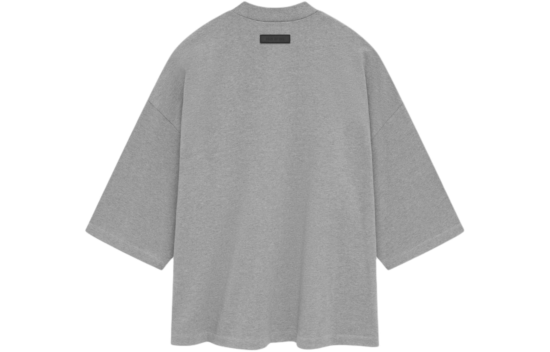 Fear of God Essentials SS24 Football Tee V DARK HEATHER OATMEAL - изображение 2