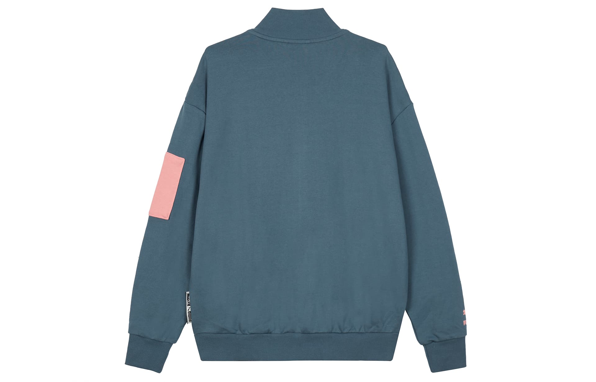 Куртка PUMA Colorblock Letter Print Jacket Green - изображение 2