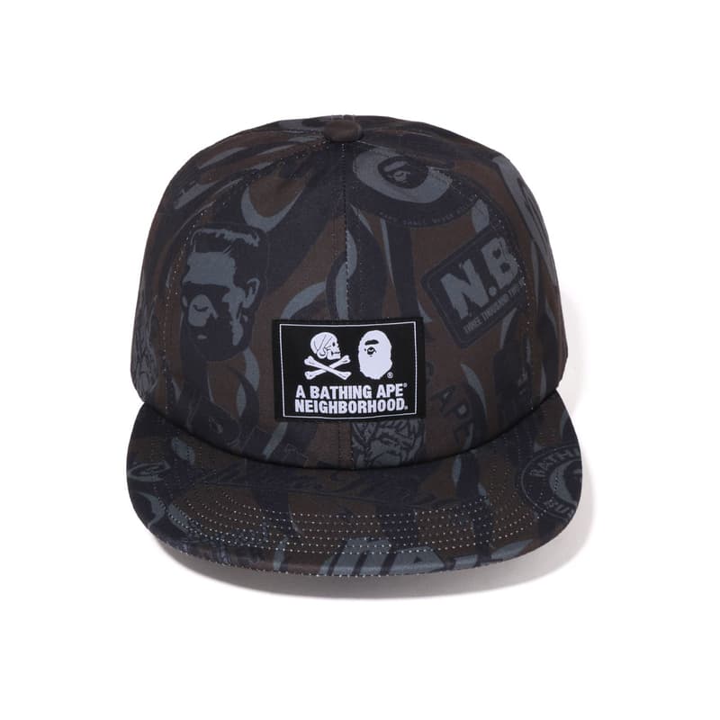 Кепка A BATHING APE x NEIGHBORHOOD SS23 - изображение 2