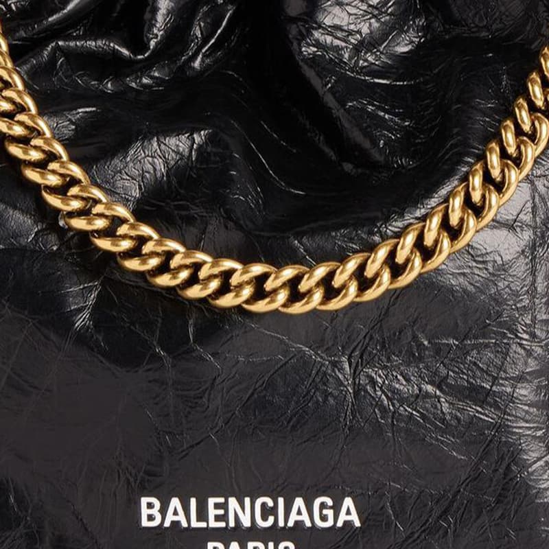 Мини-сумка Balenciaga Crush XS Black - изображение 5