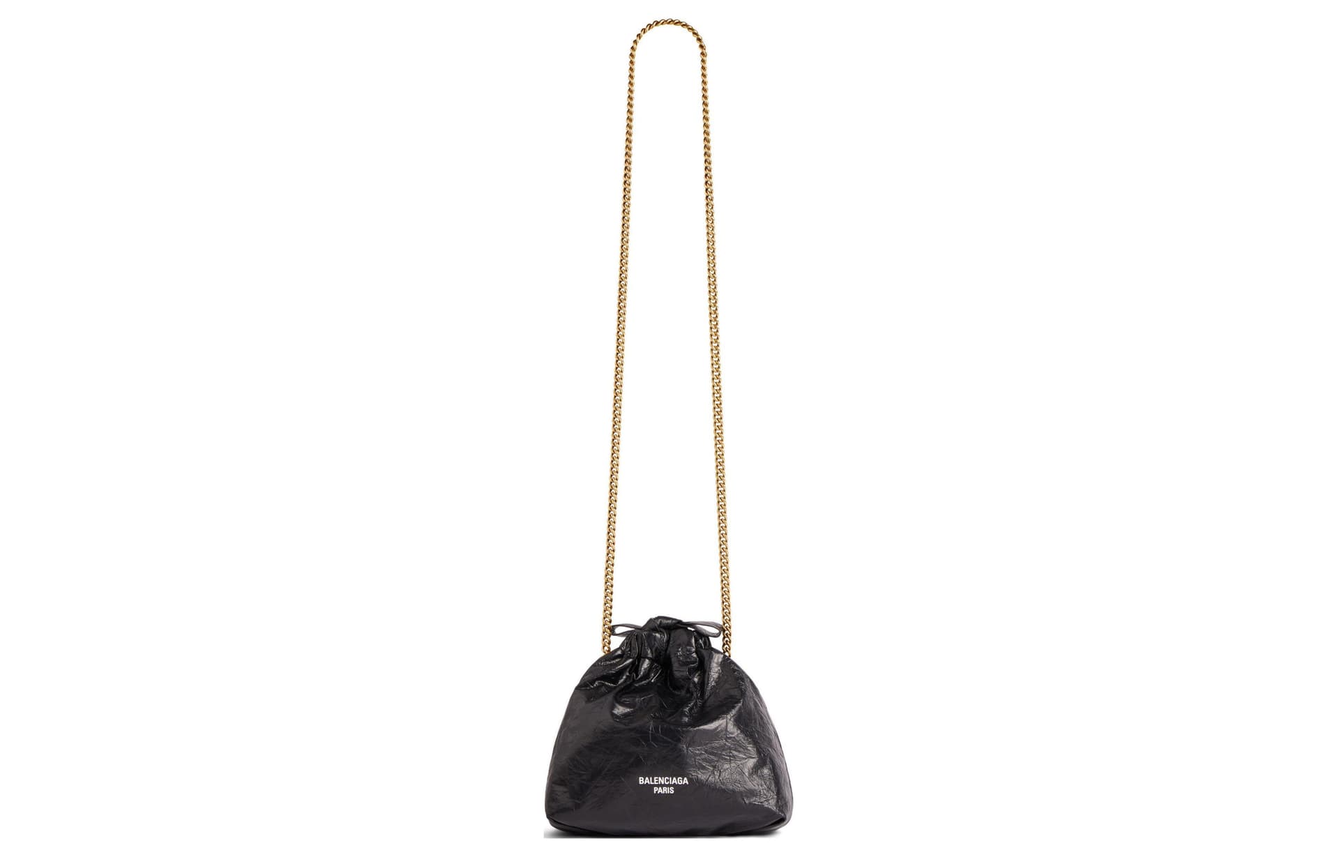 Мини-сумка Balenciaga Crush XS Black - изображение 4