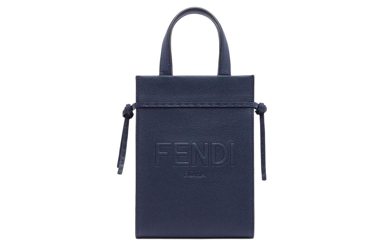 Сумка Fendi Go To Mini Shoulder Bag Navy - изображение 1