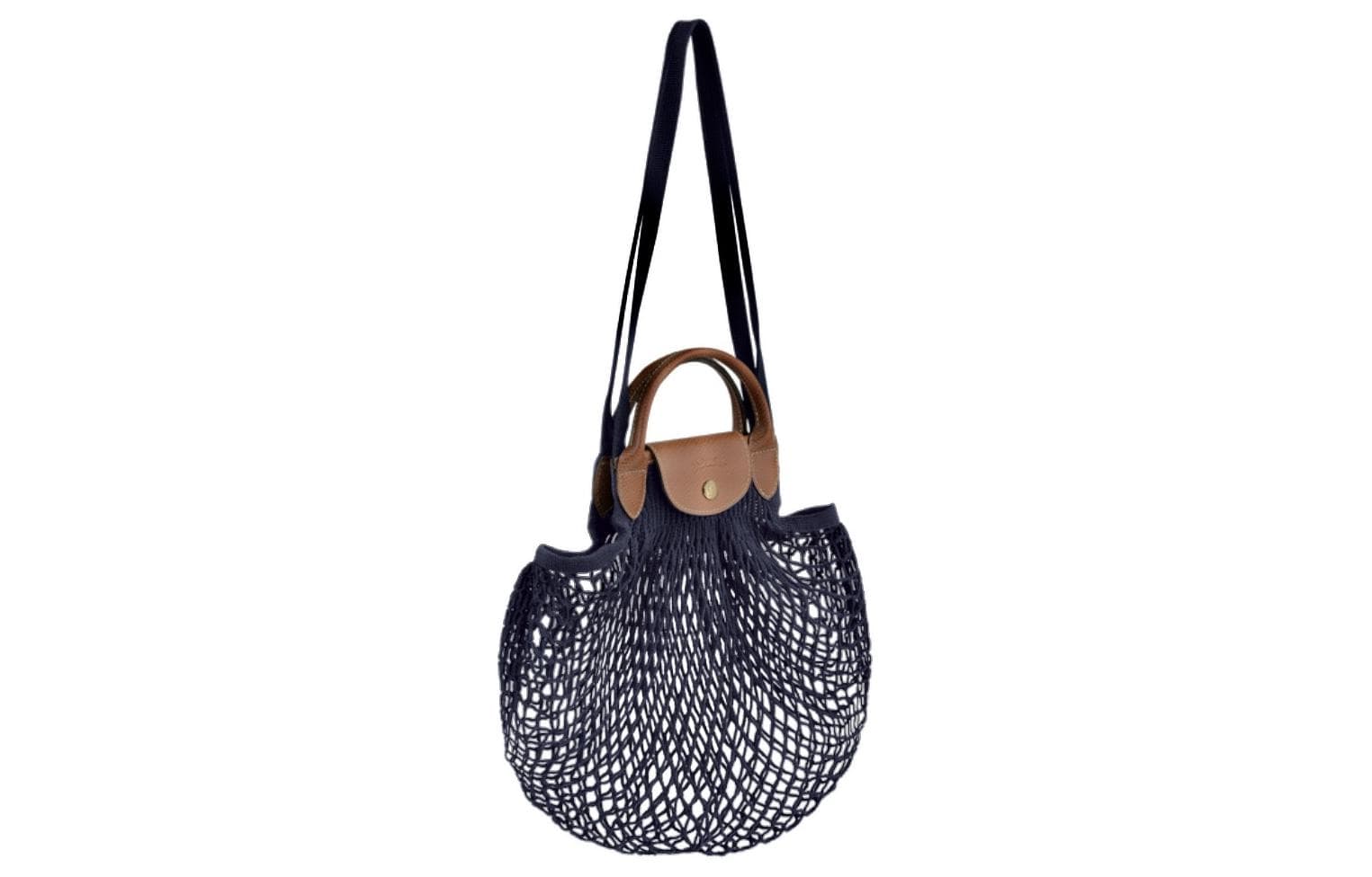 Сумка Longchamp Le Pliage Filet Navy - изображение 3