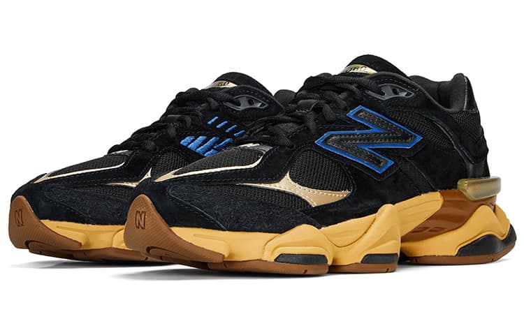 Кроссовки New Balance 9060 Black Yellow - изображение 4