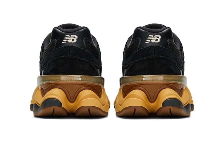 Кроссовки New Balance 9060 Black Yellow - изображение 6