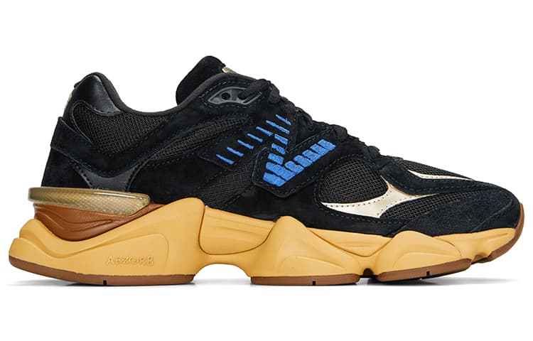Кроссовки New Balance 9060 Black Yellow - изображение 2