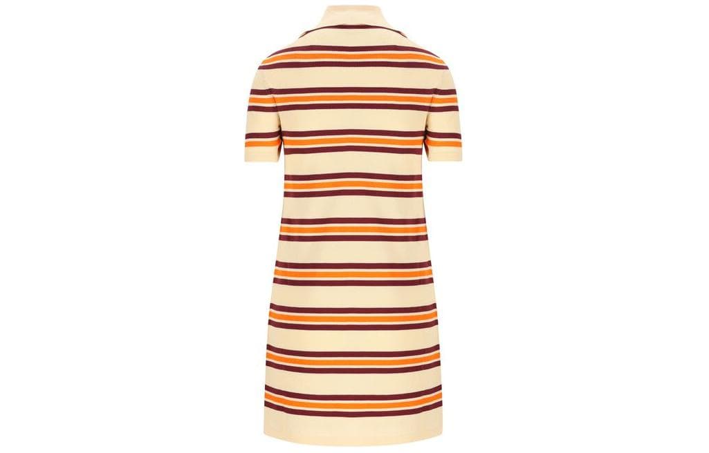 Платье Miu Miu Striped Logo Dress - изображение 2