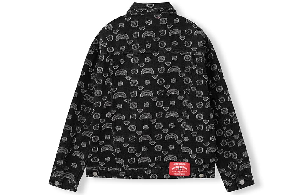 Джинсовая куртка SPRAYGROUND logo - изображение 2