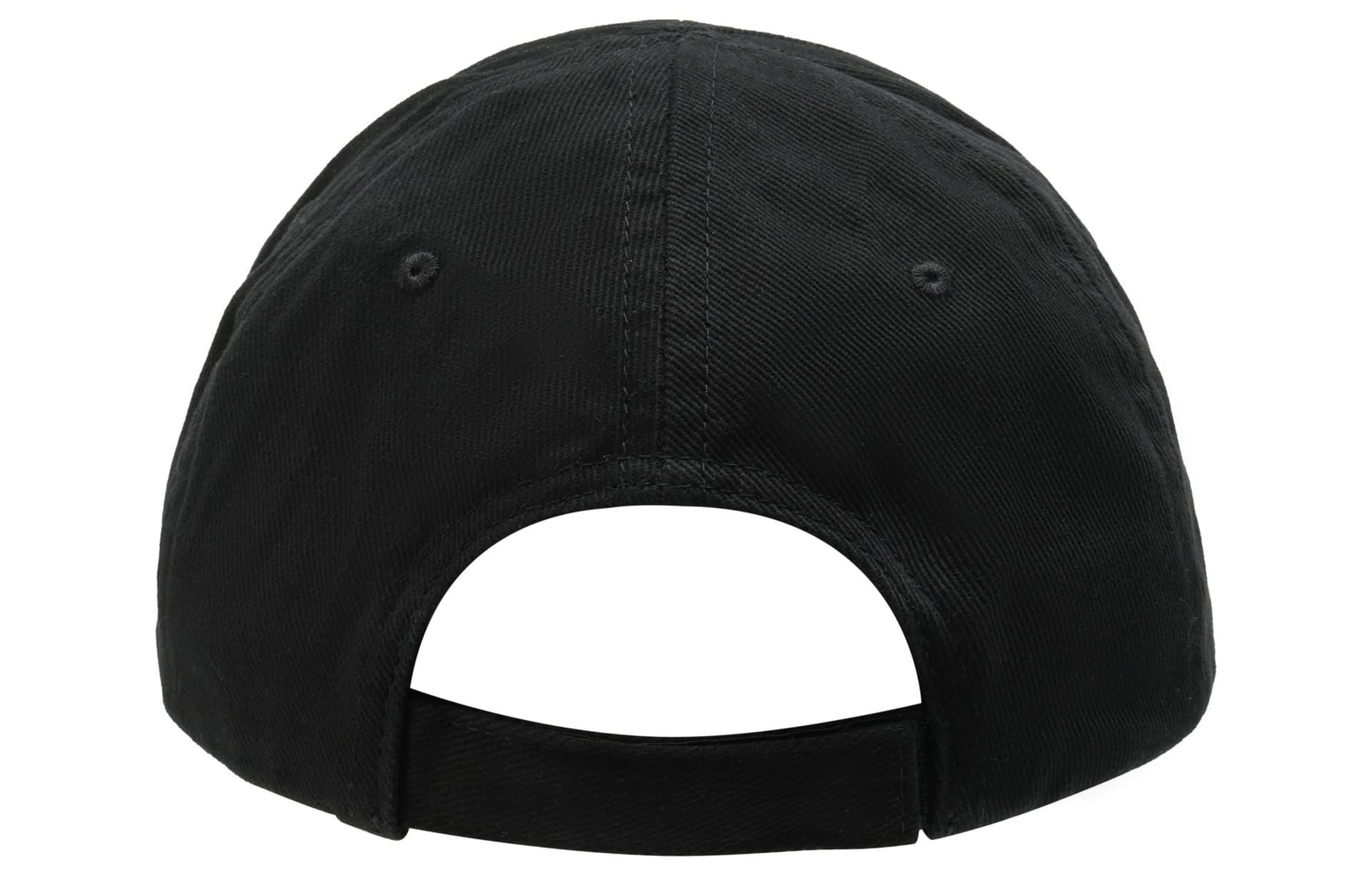 Кепка Balenciaga Logo Embroidered Cap Black - изображение 6