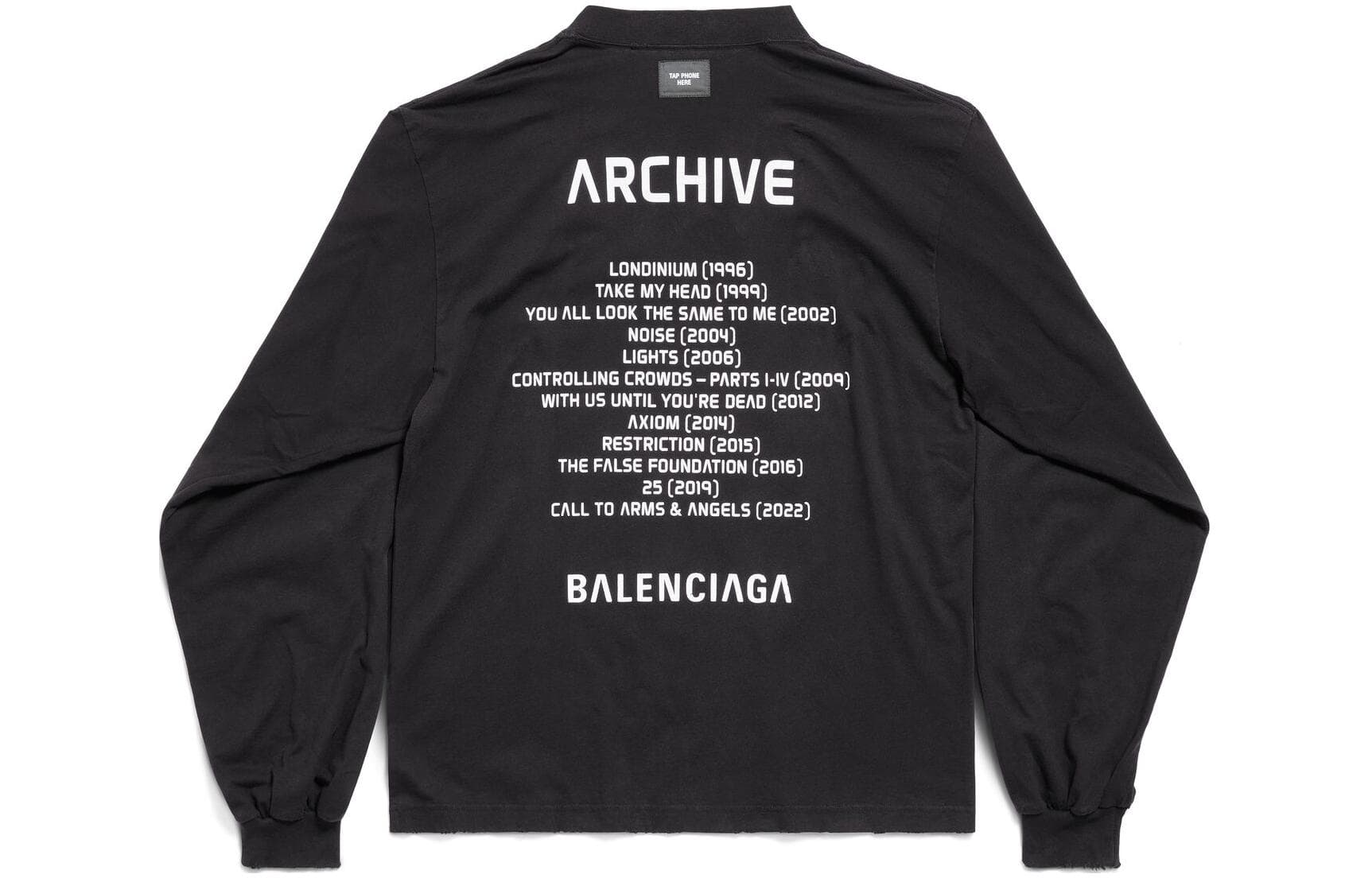 Кофта Balenciaga Archive Connected Long Sleeve T-Shirt Medium Fit T - изображение 2