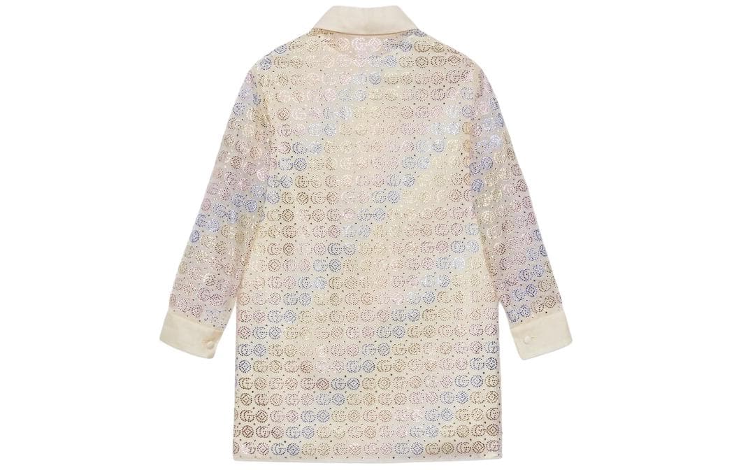 GUCCI Children's Silk Organza Dress With Crystals - изображение 2