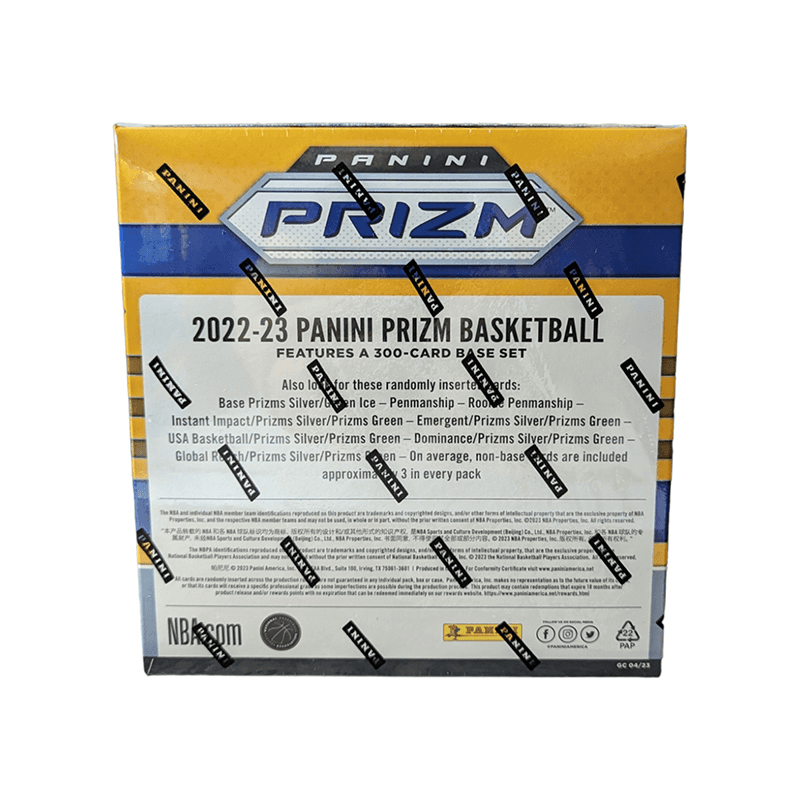 Коллекционные карточки PANINI NBA 2022-23 Prizm Mega Box green ice - изображение 3