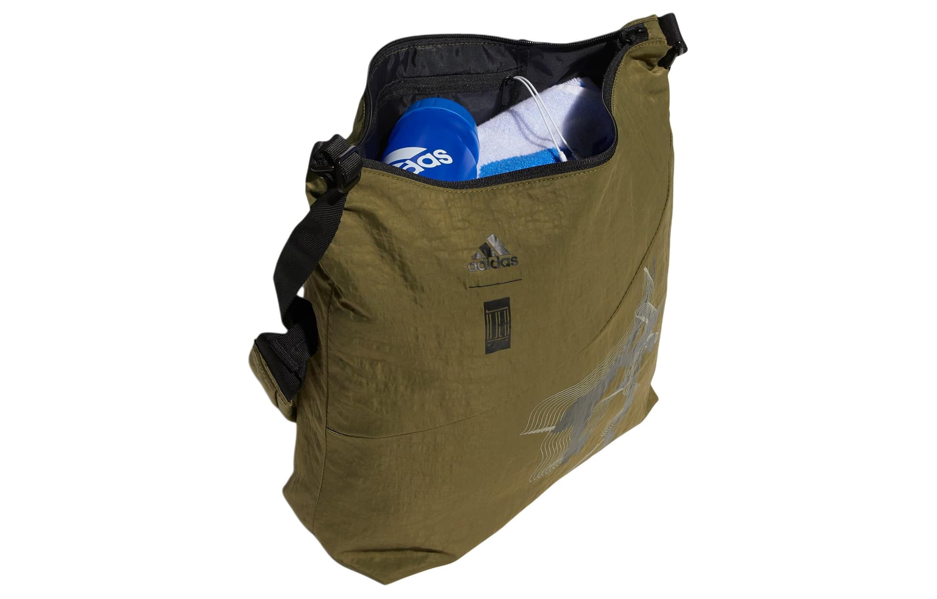 Сумка через плечо adidas Wuji Series Olive Messenger Bag - изображение 5