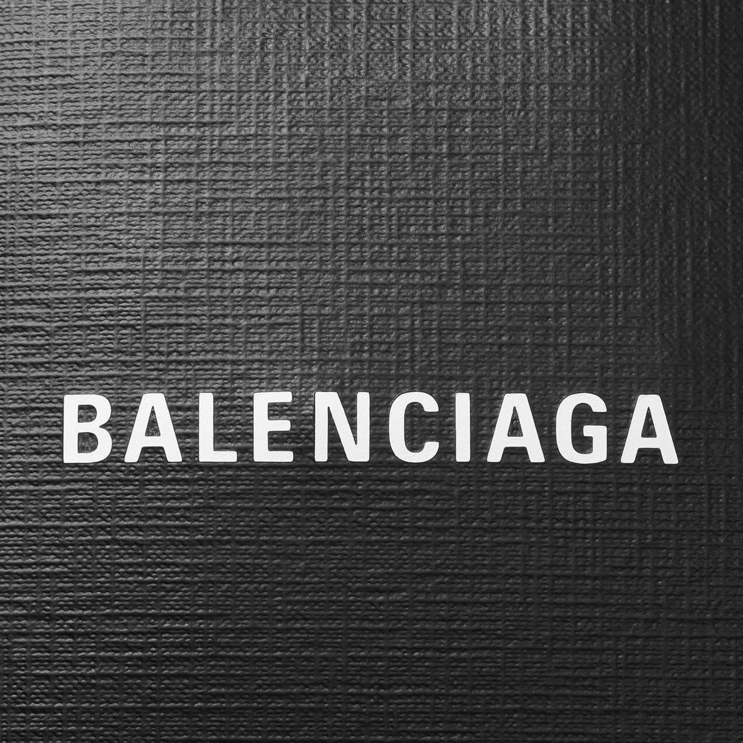 Сумка Balenciaga Shopping Logo Mini Tote Bag Black - изображение 7