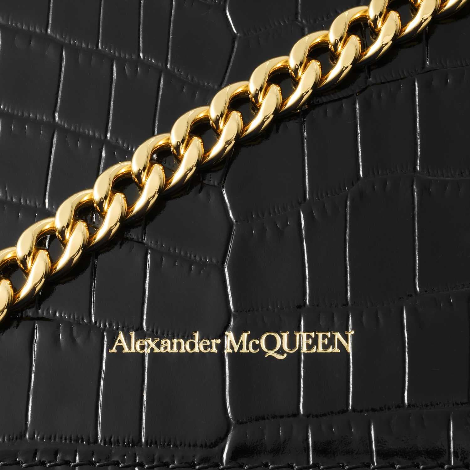 Сумка через плечо Alexander McQueen McQ Chain Bag Black - изображение 7