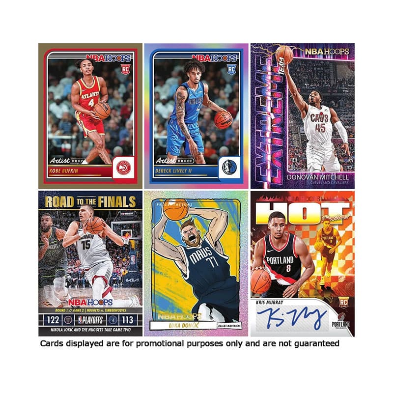 Коллекционные карточки PANINI NBA 2023-23 NBA Hoops Trading Cards Blaster Box - изображение 2