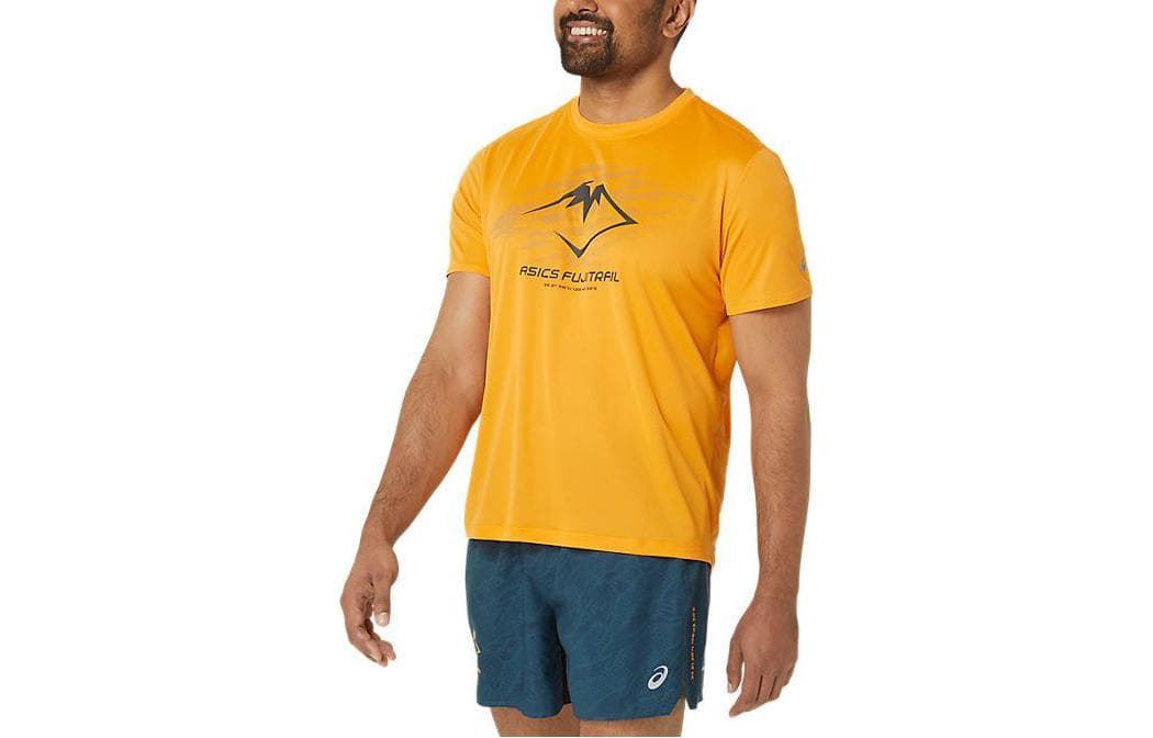 Футболка Asics Fujitrail Logo Short Sleeve Top T - изображение 3