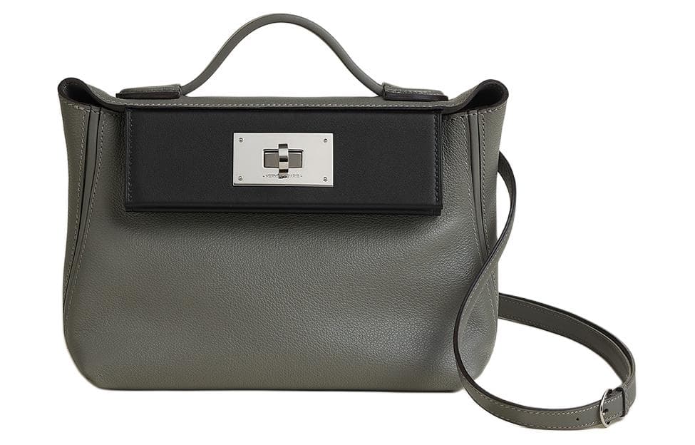 Сумка HERMES 2424 21 EvercolorSwift 0L Grismeyer 89 Noir - изображение 1