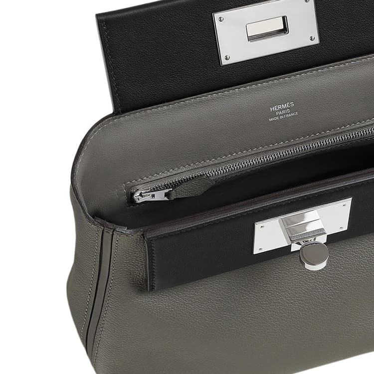 Сумка HERMES 2424 21 EvercolorSwift 0L Grismeyer 89 Noir - изображение 4