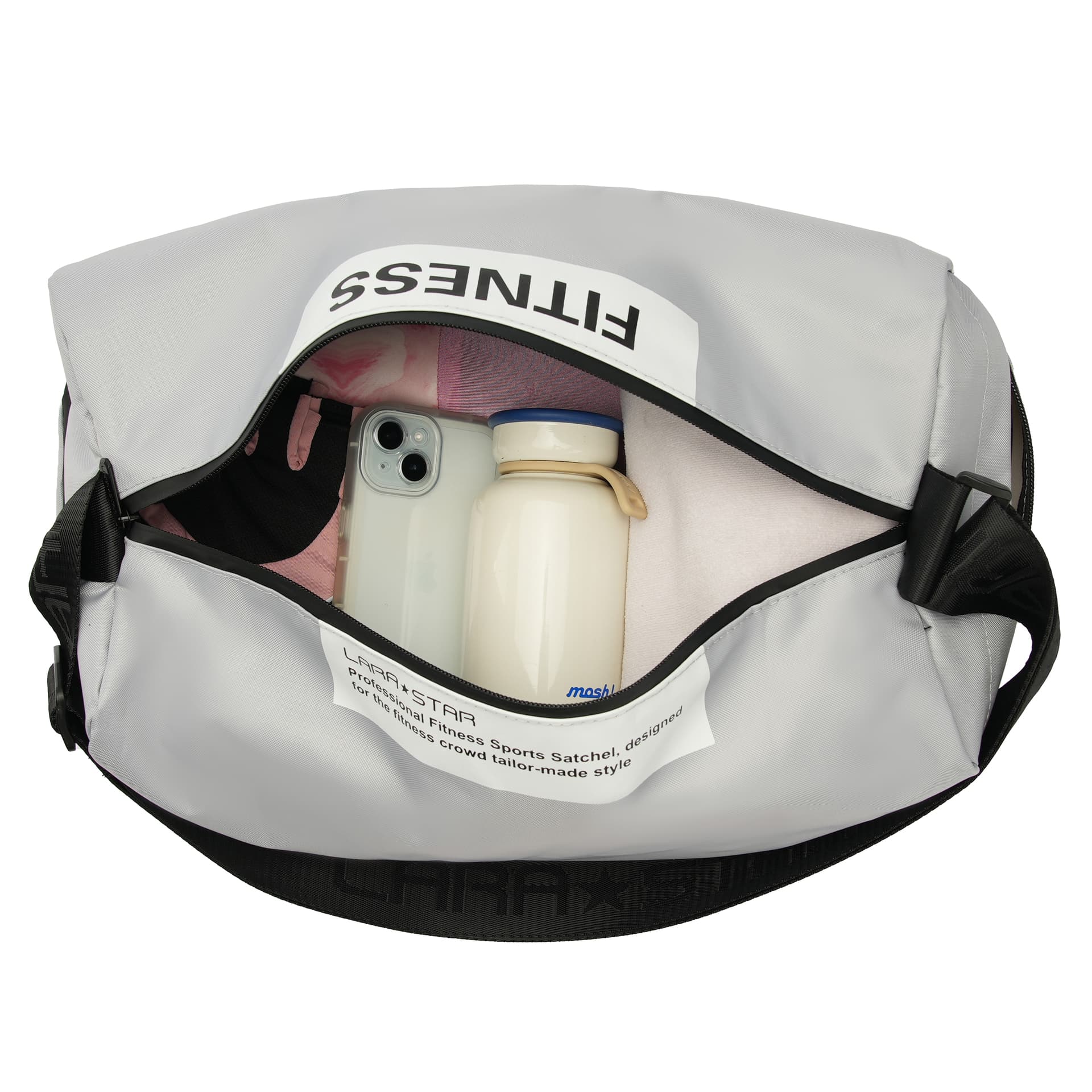 Спортивная сумка LARA STAR Training Bag White - изображение 5