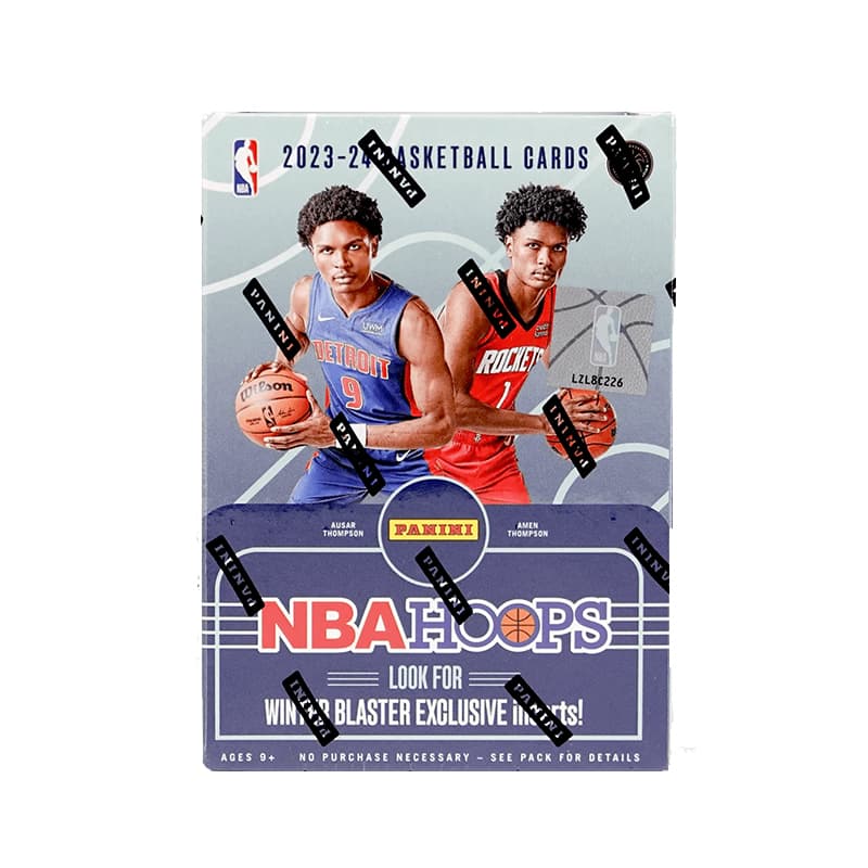 Коллекционные карточки PANINI NBA 2023-24 Hoops Holiday Blaster Box - изображение 2