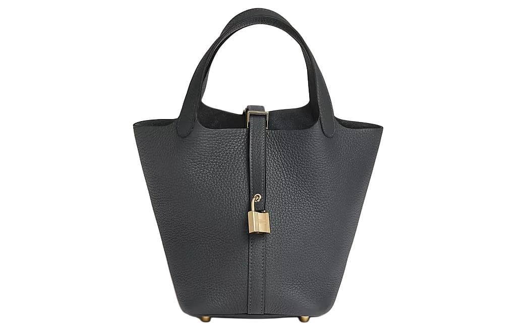Сумка HERMES Picotin Lock 18 Clemence H0 Gris Misty - изображение 1