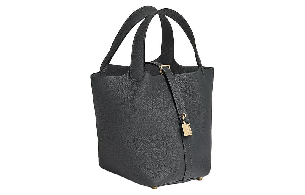 Сумка HERMES Picotin Lock 18 Clemence H0 Gris Misty - изображение 2