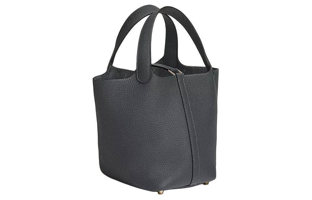 Сумка HERMES Picotin Lock 18 Clemence H0 Gris Misty - изображение 3