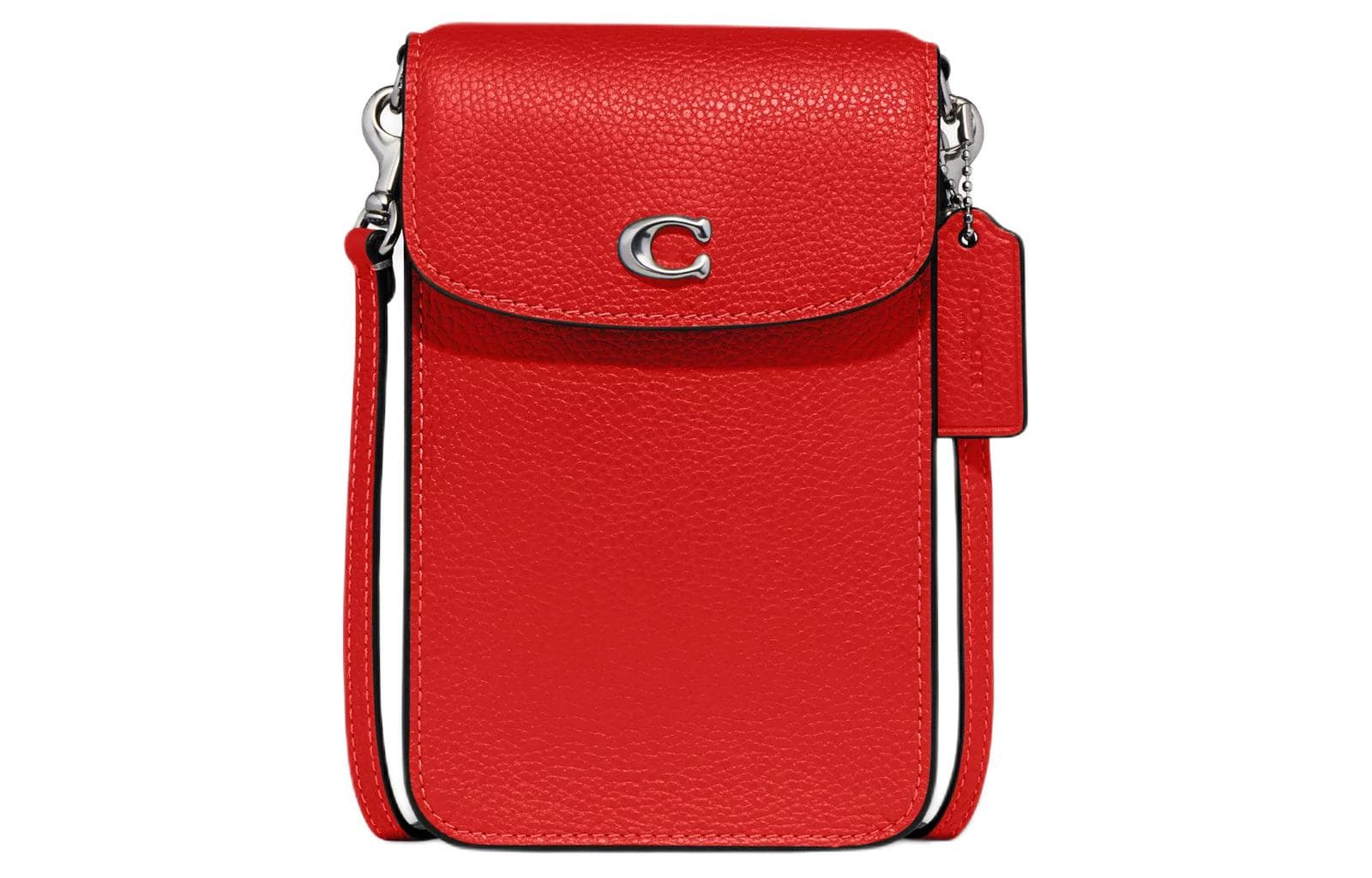 Сумка для телефона COACH Valentine's Series Red Leather Phone Bag - изображение 1