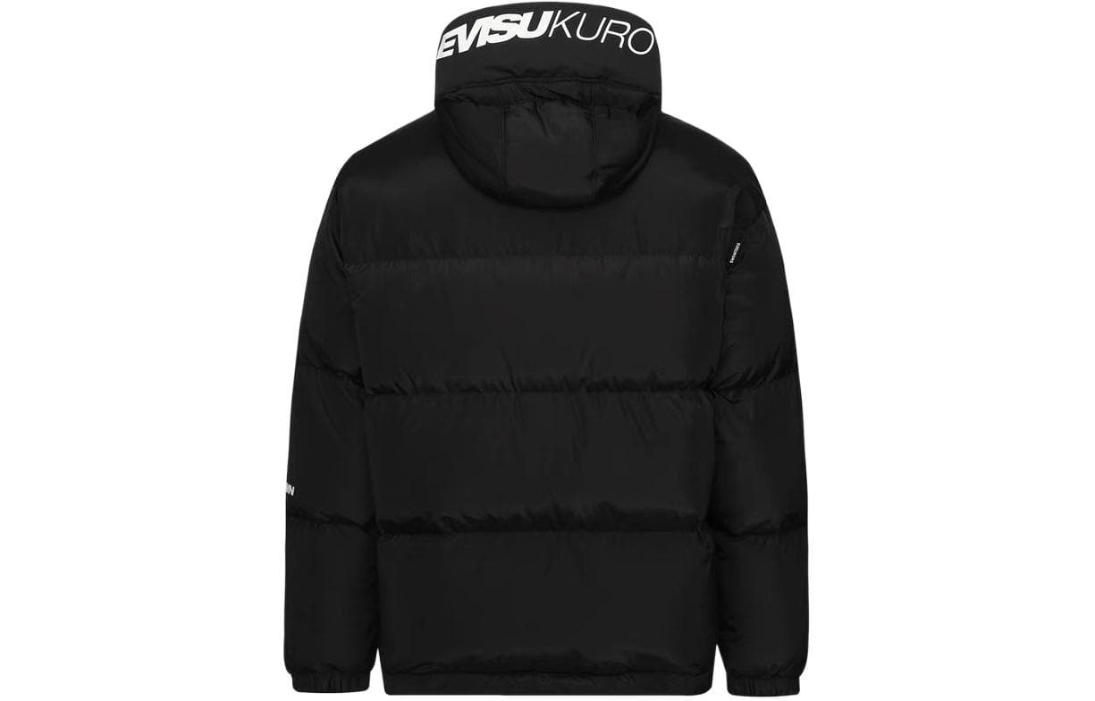 Зимняя куртка EVISU Hooded Down Jacket Black - изображение 2