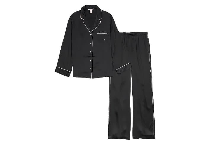 Пижама Victoria's Secret Satin Long Pajama Set - изображение 1