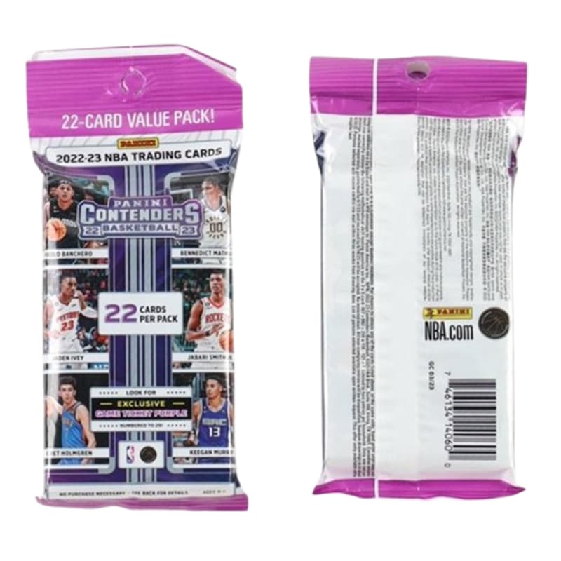 Коллекционные карточки PANINI NBA 2022-23 Contenders Fat Pack Box - изображение 2
