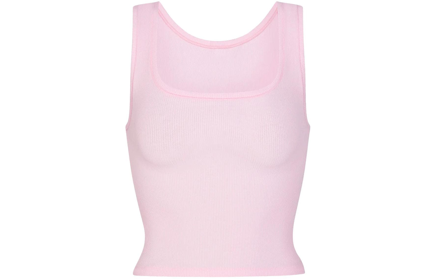 Трусы SKIMS Cotton Rib Tank 3-Pack Hot Pink Multi - изображение 4