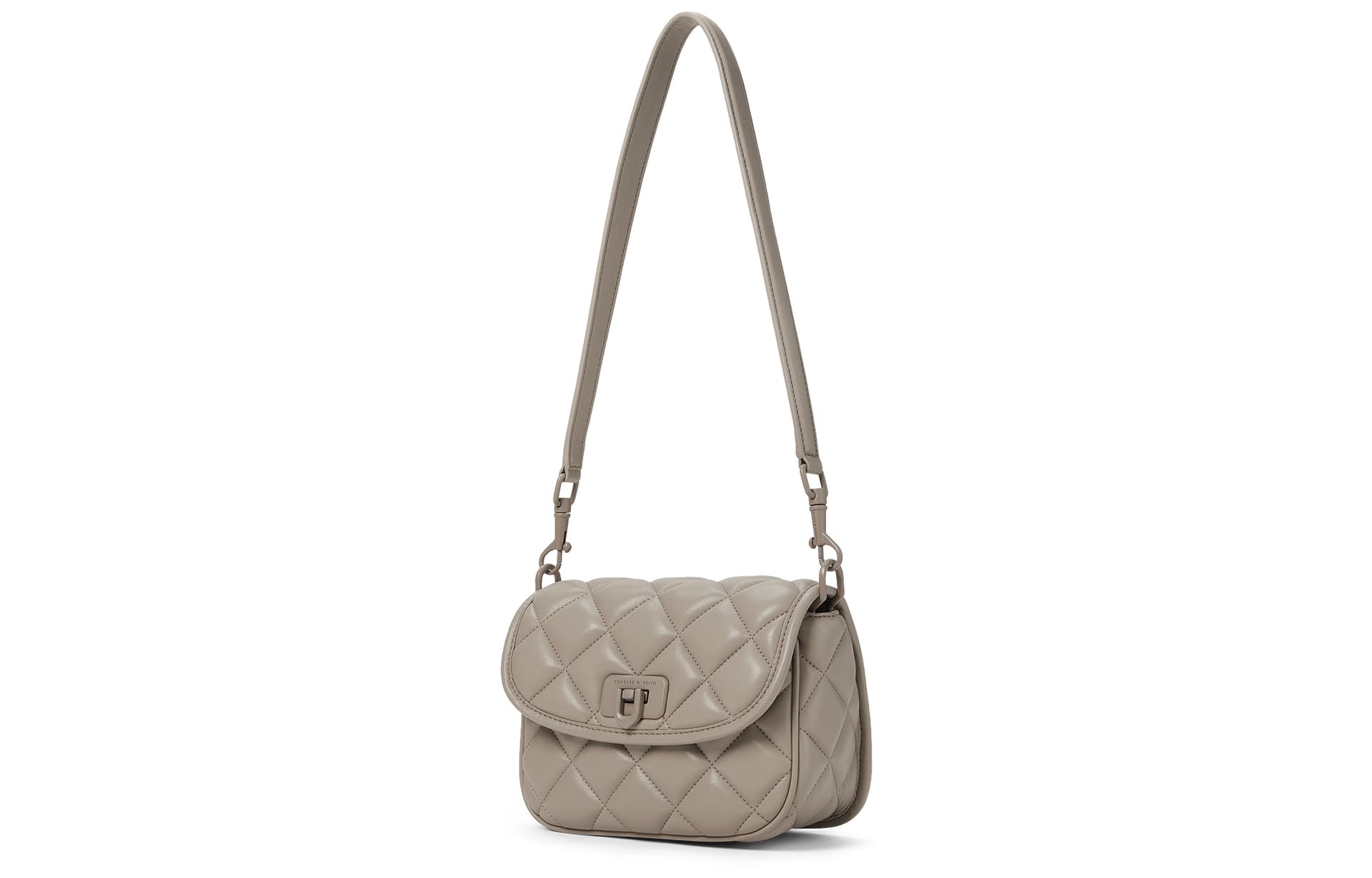 Сумка через плечо CHARLESKEITH PU ck BlackCreamTaupe - изображение 2