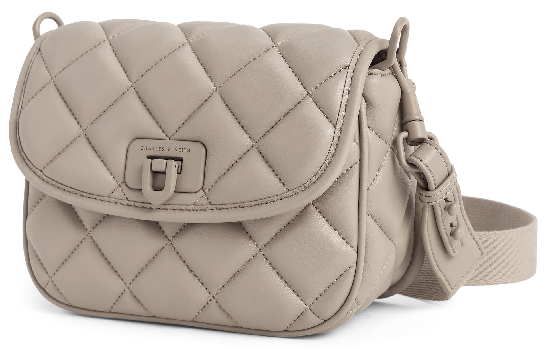 Сумка через плечо CHARLESKEITH PU ck BlackCreamTaupe - изображение 3
