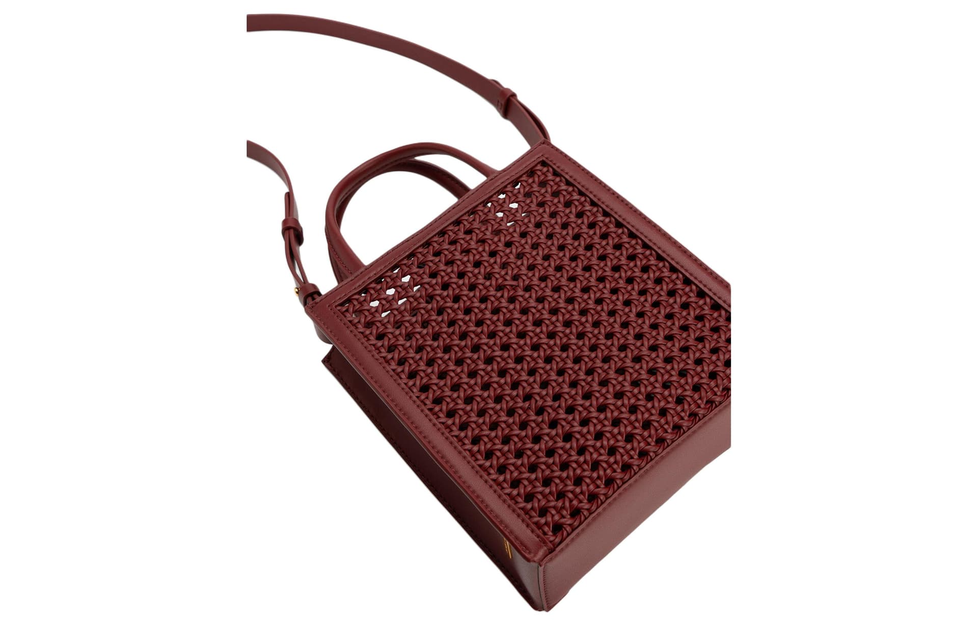 Мини-сумка CHARLESKEITH PU Tote Burgundy - изображение 5