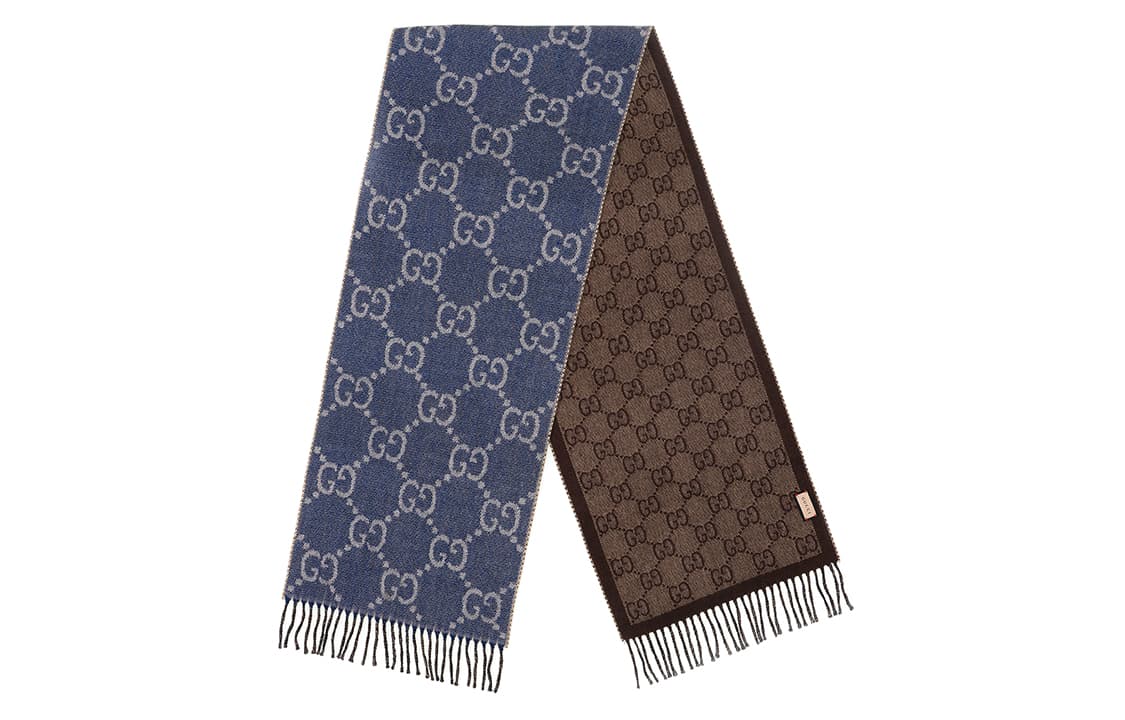 Шарф Gucci Scarf Blue - изображение 3