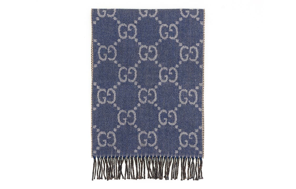 Шарф Gucci Scarf Blue - изображение 2