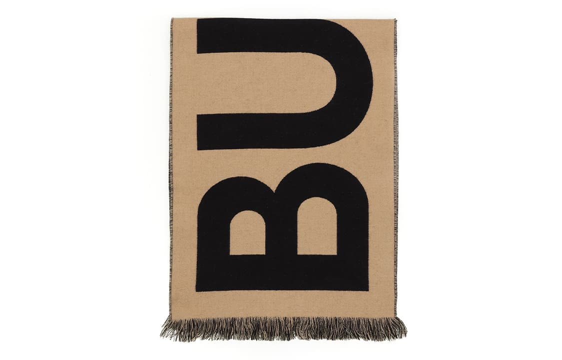 Шарф Burberry Logo Wool Jacquard Scarf - изображение 3