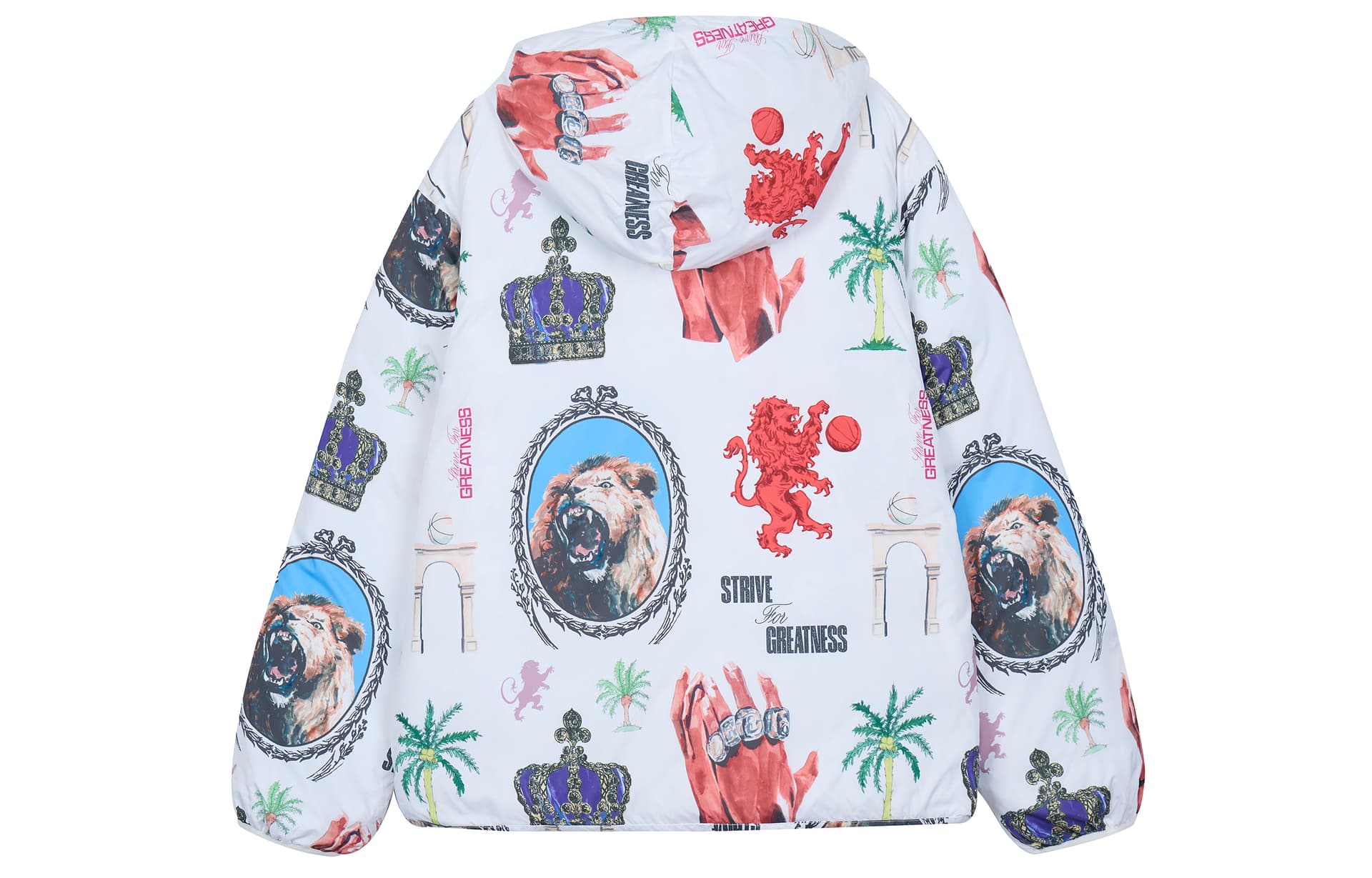 Куртка Nike Therma-FIT Printed Hooded Jacket White - изображение 2
