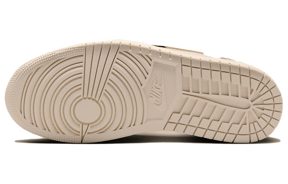 Ретро баскетбольные кроссовки Jordan Air Jordan 1 Low Grey Gold - изображение 6