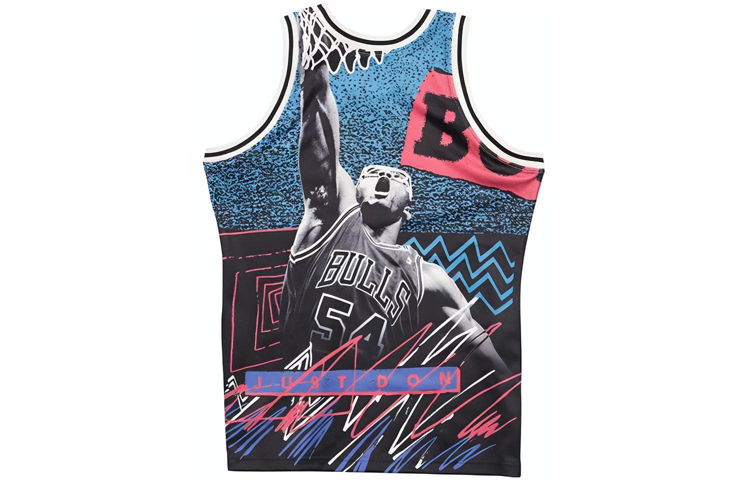 Баскетбольная майка Mitchell Ness x Just Don - изображение 2
