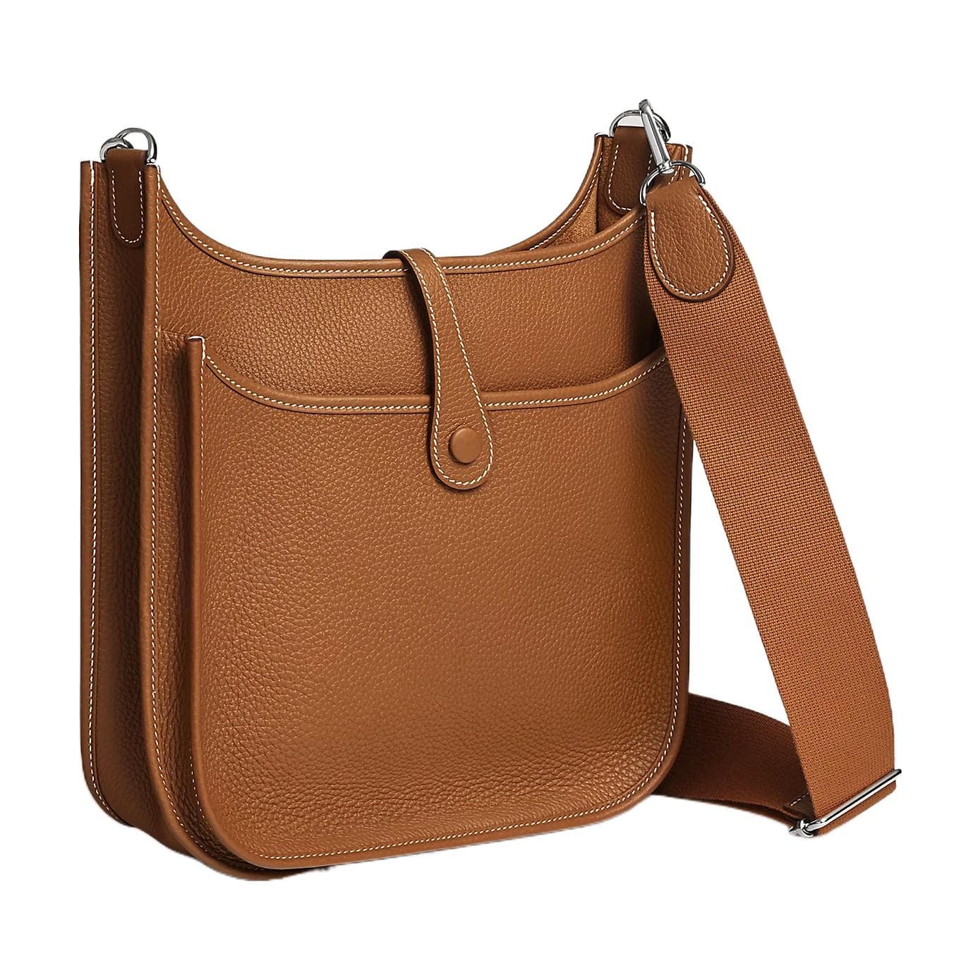Сумка через плечо Hermes Evelyne 29 Gold - изображение 3