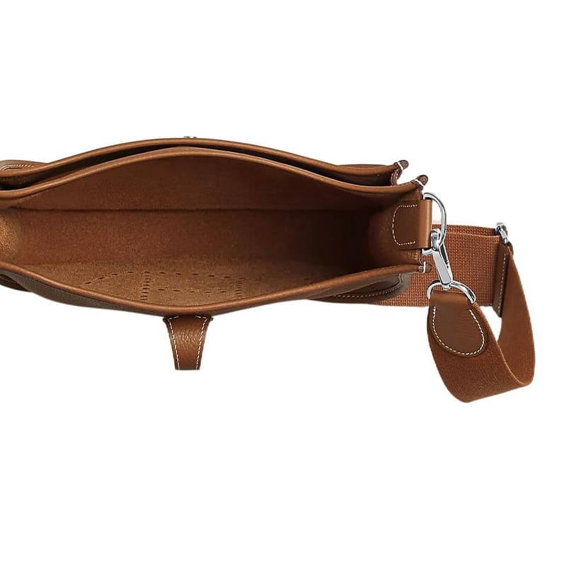 Сумка через плечо Hermes Evelyne 29 Gold - изображение 6