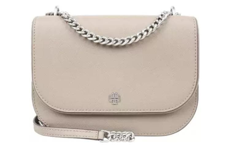Сумка через плечо Tory Burch Tory Burch TB Emerson Коровья кожа Сумка через плечо Женская Серого цвета - изображение 1